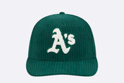 Gorra New Era Athletics MLB Chenille Pop 59FIFTY Fitted Verde Oscuro